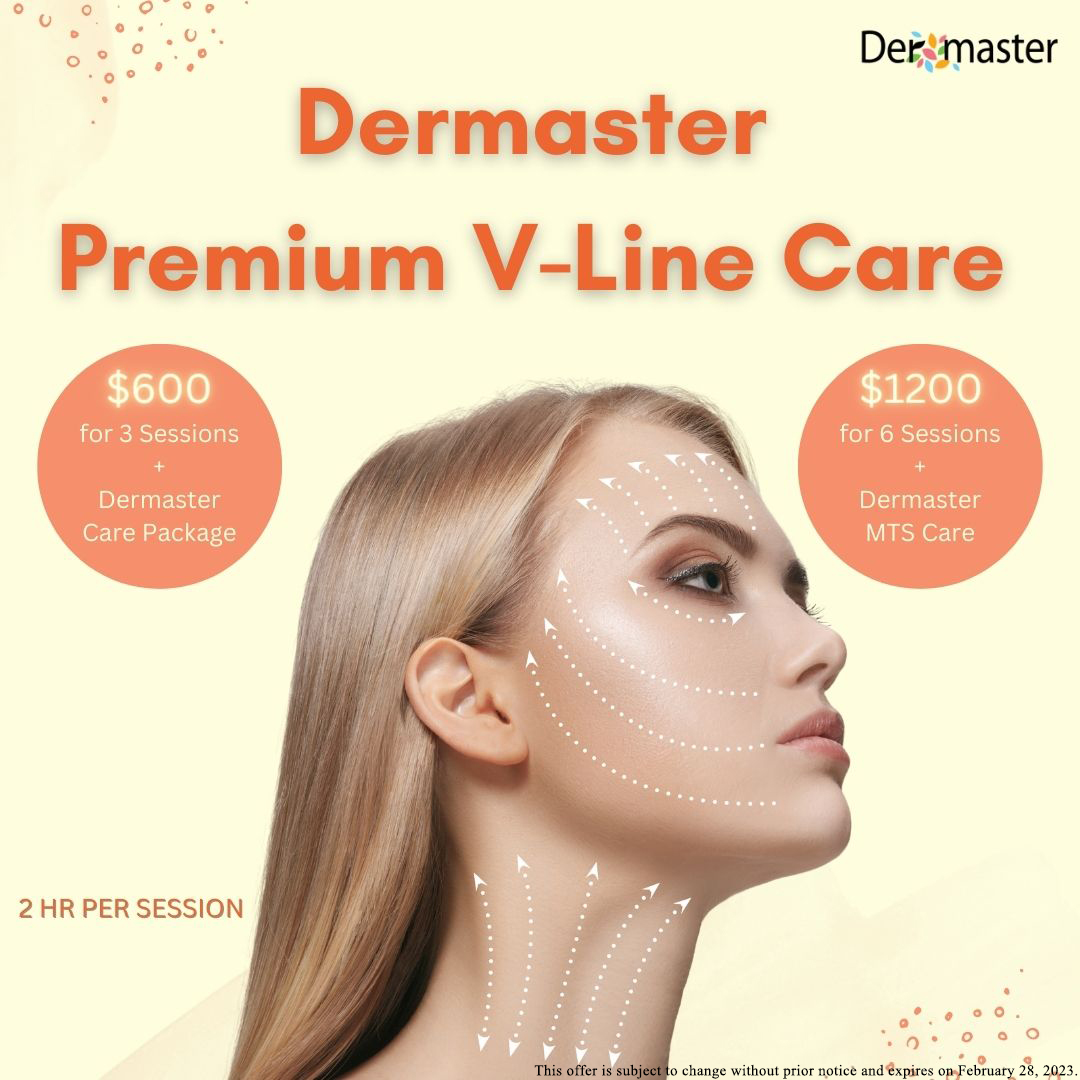 dermaster february promotion premium v-line care
