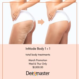 inmode body transformation tightening skin dermaster 3rd promotion of march